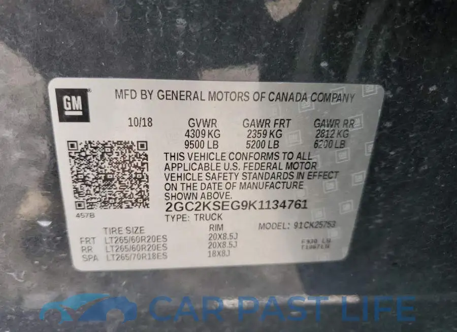 2GC2KSEG9K1134761# 12