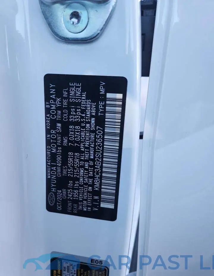 KM8HC3AB2SU236507# 13