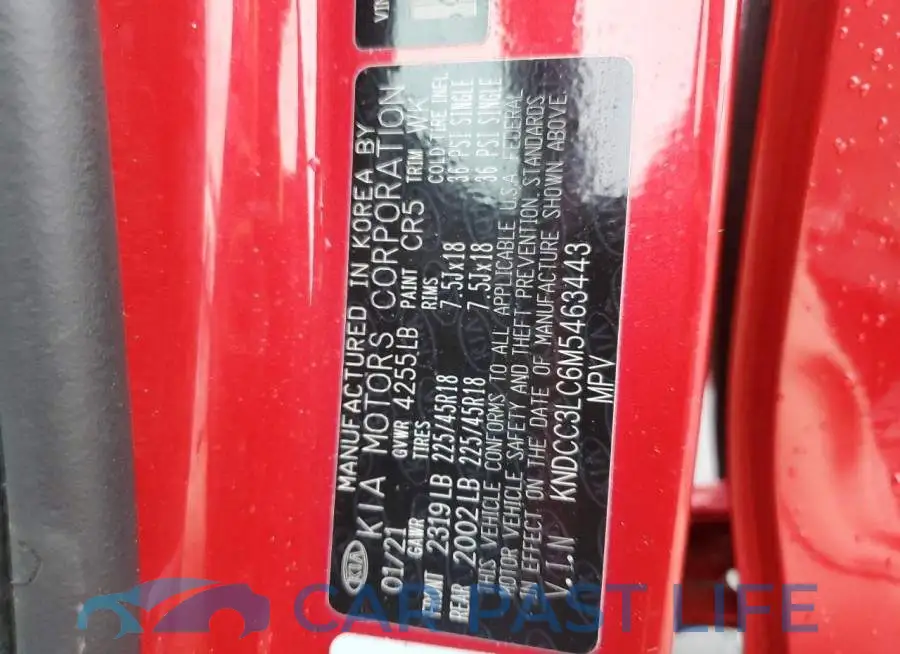 KNDCC3LC6M5463443# 13