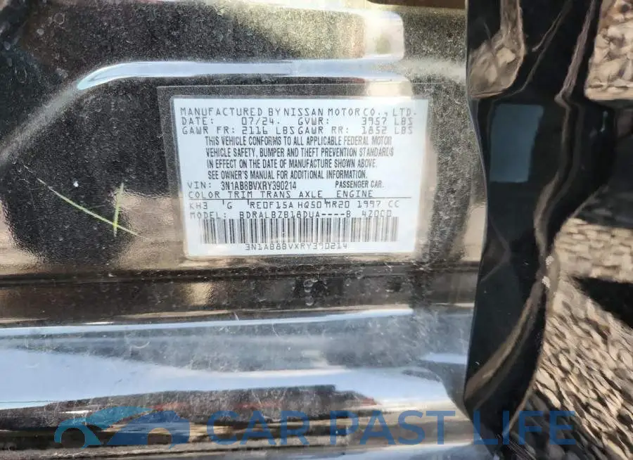 3N1AB8BVXRY390214# 12