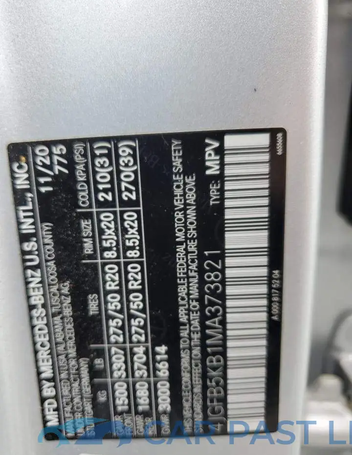 4JGFB5KB1MA373821# 13