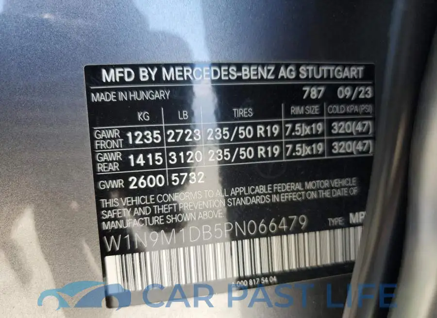W1N9M1DB5PN066479# 13