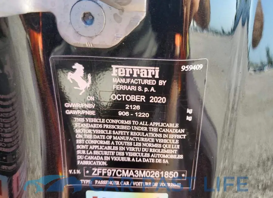 ZFF97CMA3M0261850# 13