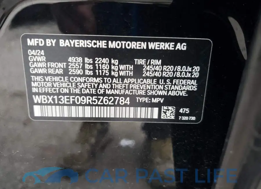 WBX13EF09R5Z62784# 13