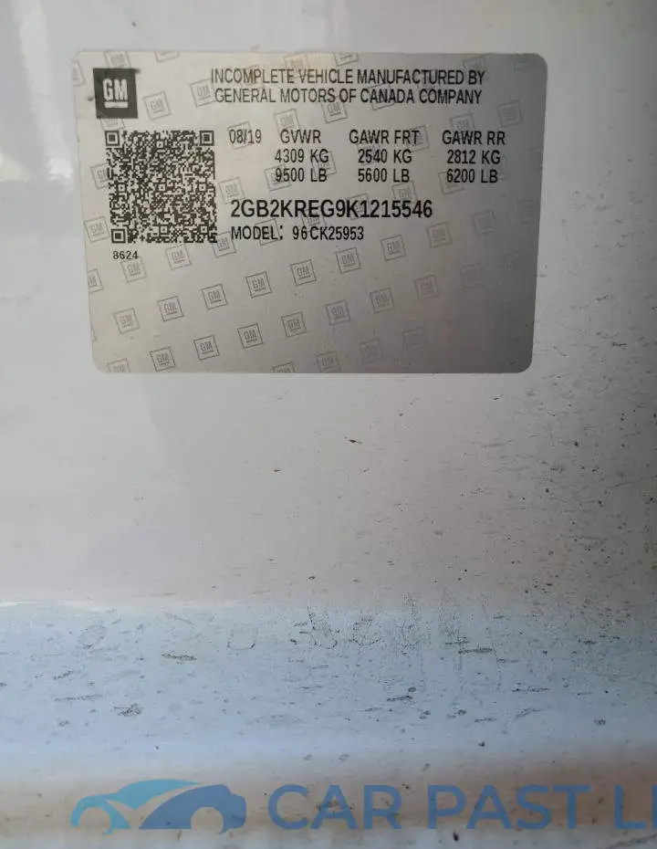 2GB2KREG9K1215546# 12