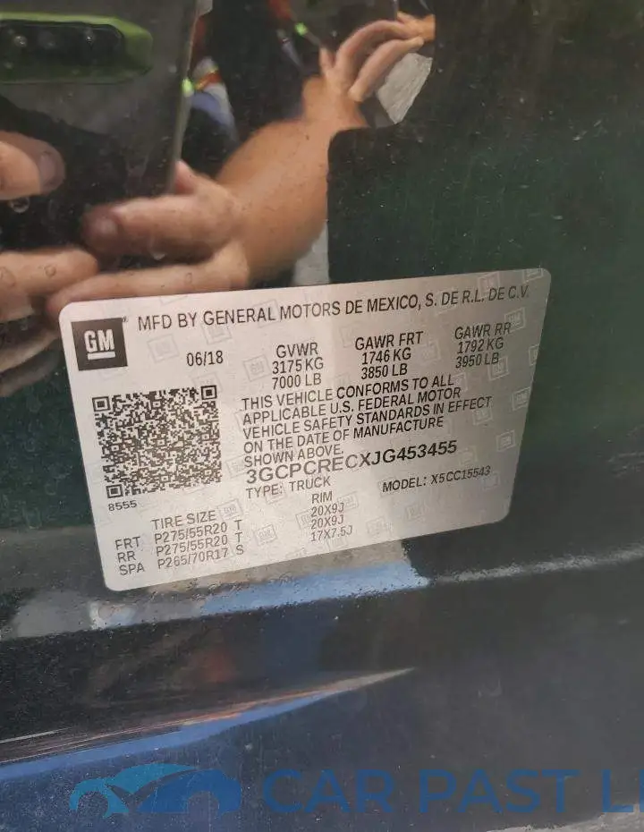 3GCPCRECXJG453455# 13