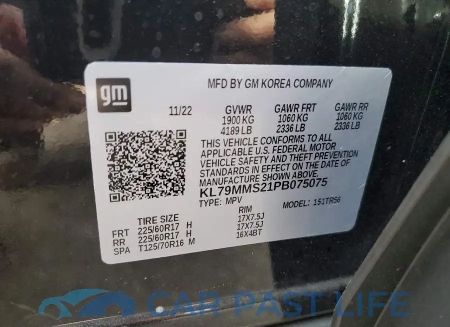 KL79MMS21PB075075# 13