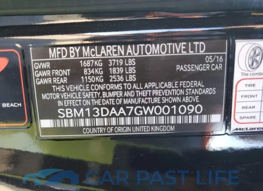 SBM13DAA7GW001090# 13