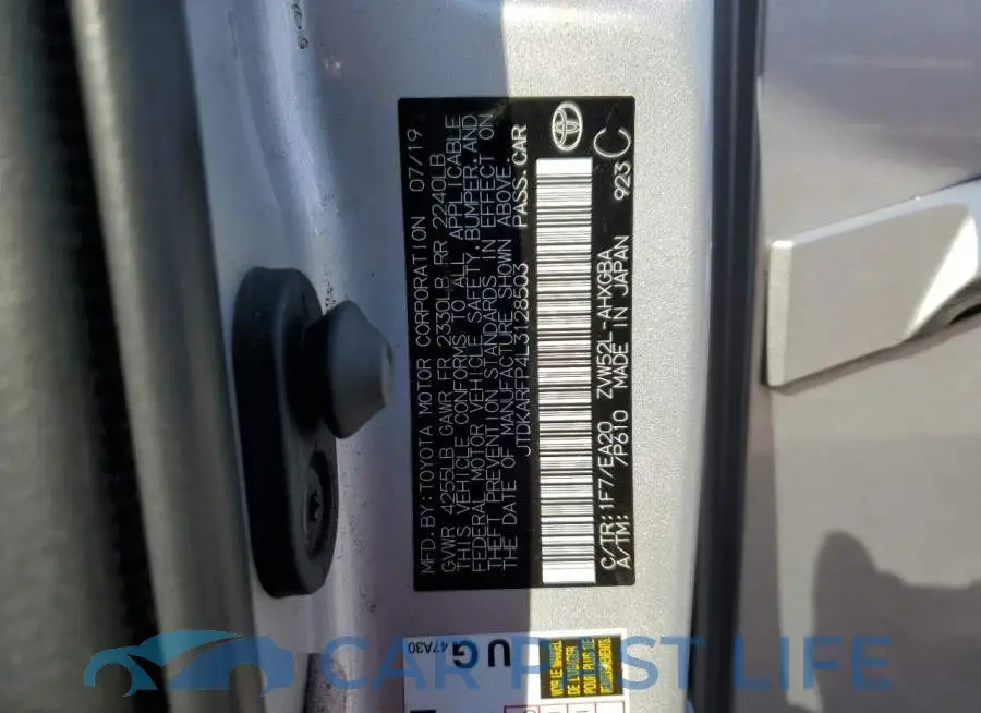 JTDKARFP4L3128503# 12