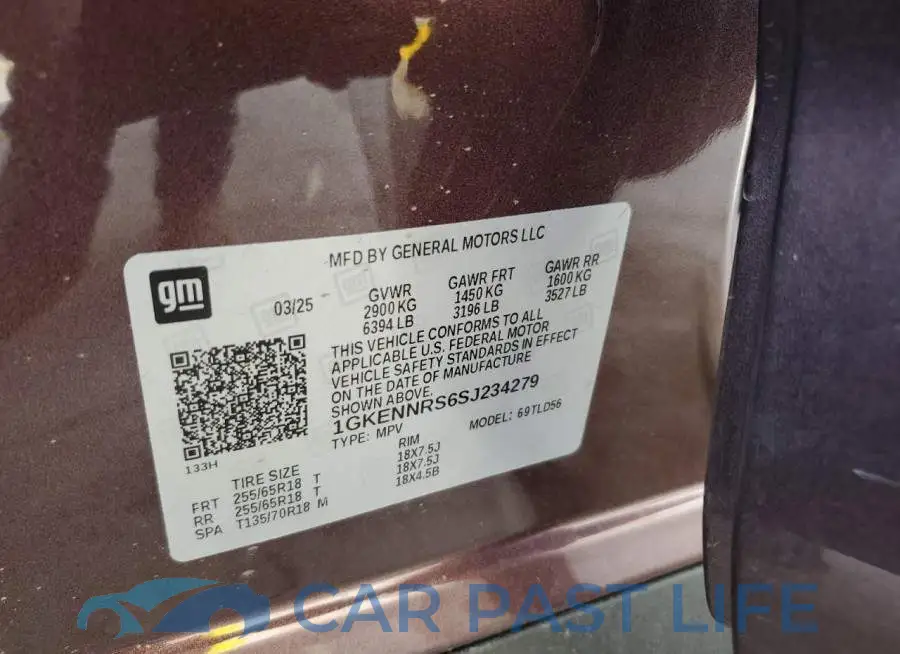 1GKENNRS6SJ234279# 14