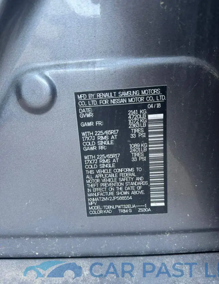 KNMAT2MV2JP588554# 10