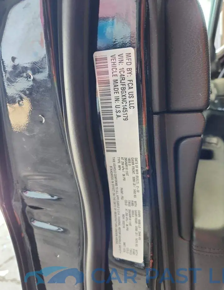 1C4RJFBGXNC145179# 13