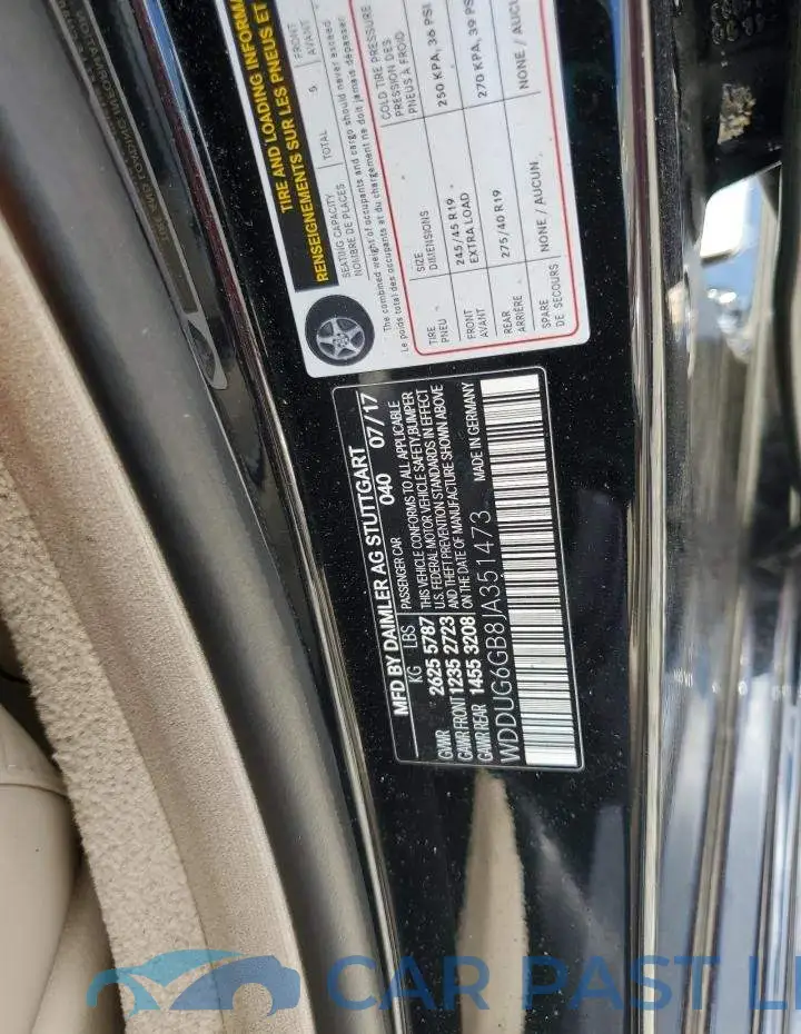 WDDUG6GB8JA351473# 12