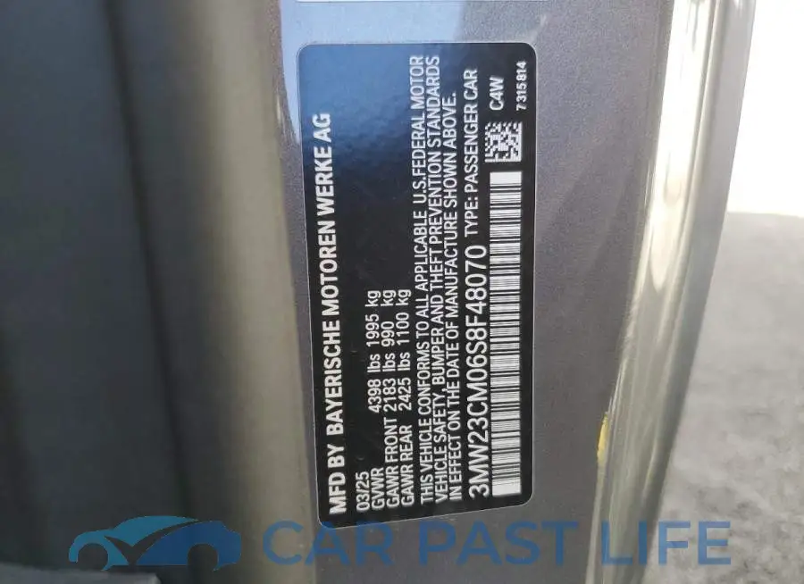 3MW23CM06S8F48070# 12