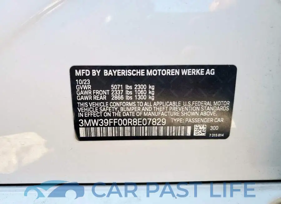 3MW39FF00R8E07829# 13