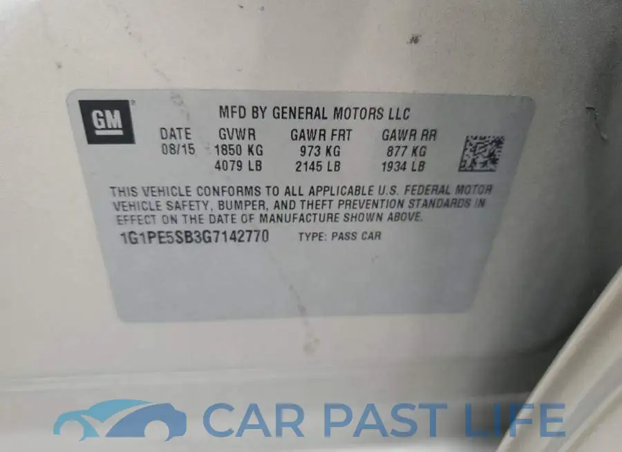 1G1PE5SB3G7142770# 12