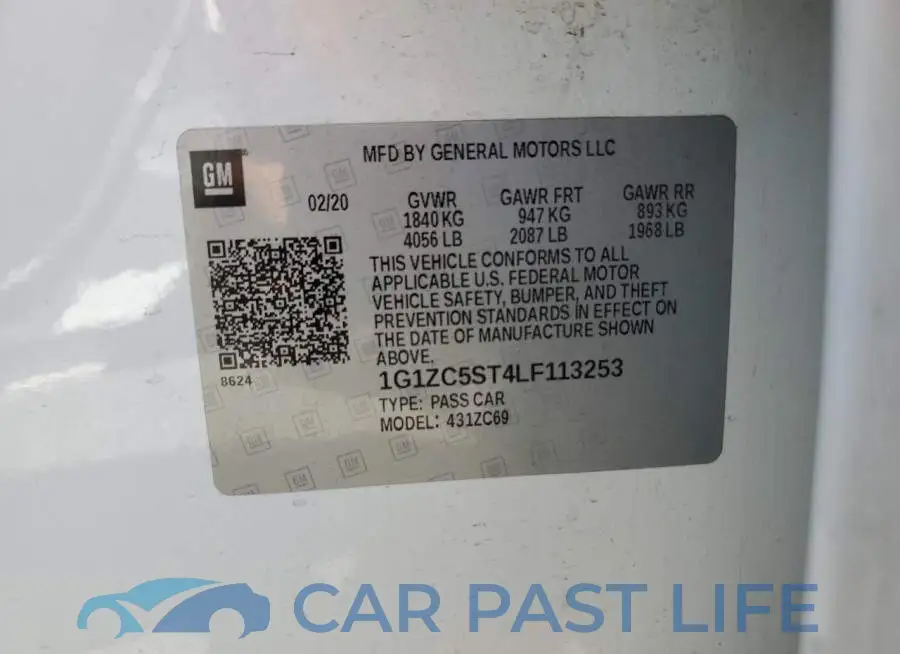 1G1ZC5ST4LF113253# 12