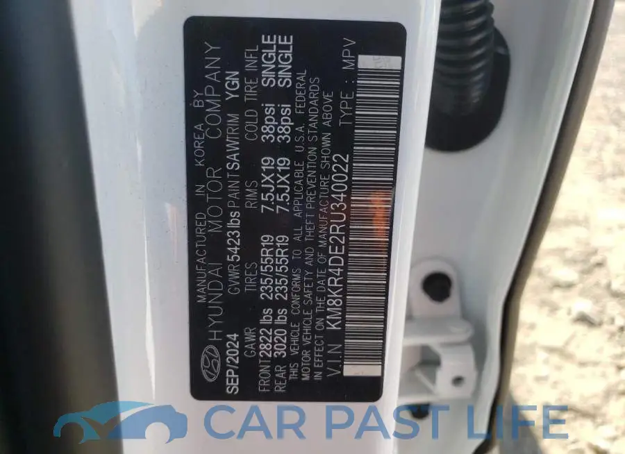 KM8KR4DE2RU340022# 12