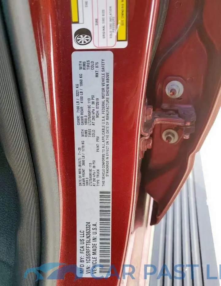 1C6SRFFT6LN363324# 12