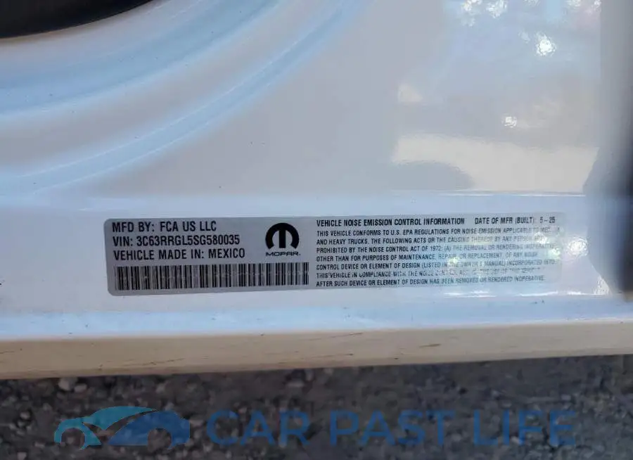 3C63RRGL5SG580035# 12