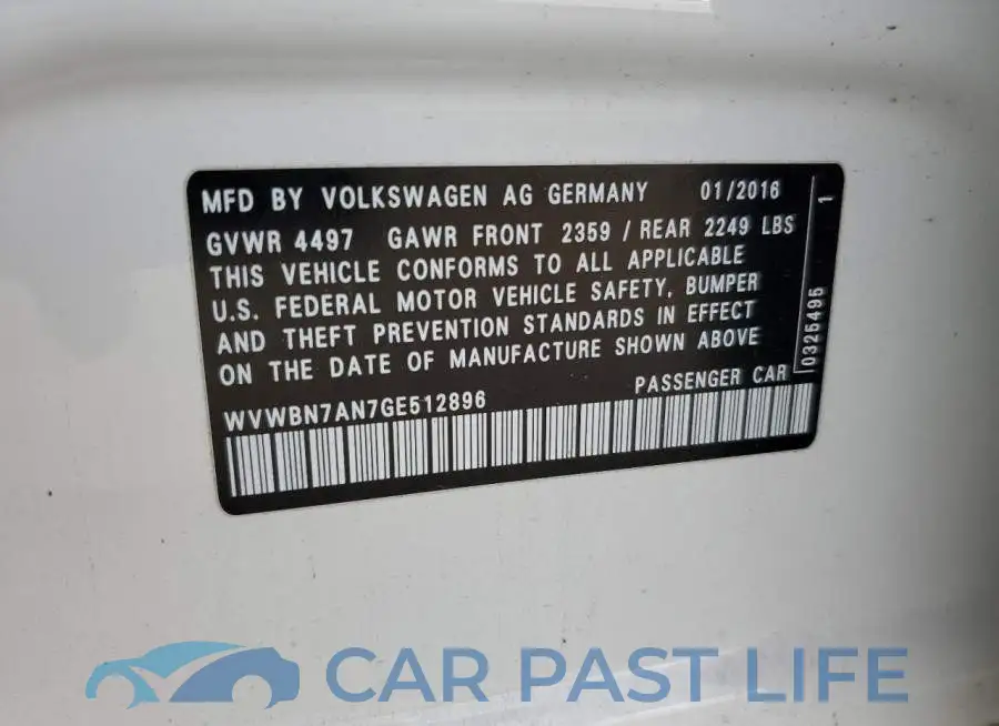WVWBN7AN7GE512896# 12