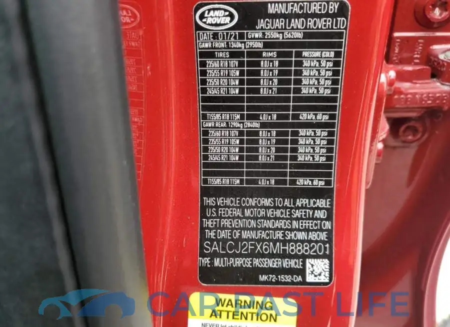SALCJ2FX6MH888201# 13