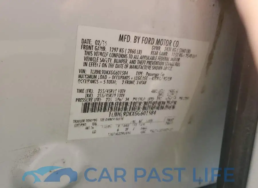 1LNHL9DKXGG601584# 12