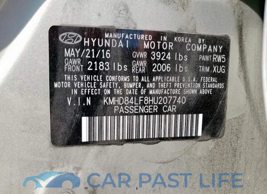 KMHD84LF8HU207740# 13