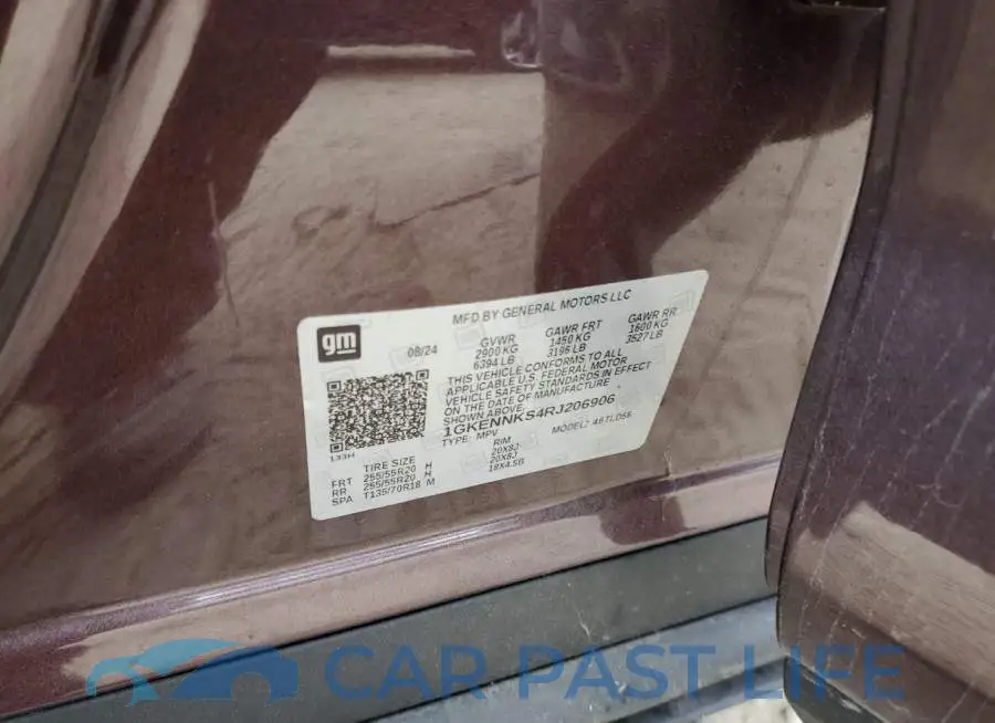 1GKENNKS4RJ206906# 14