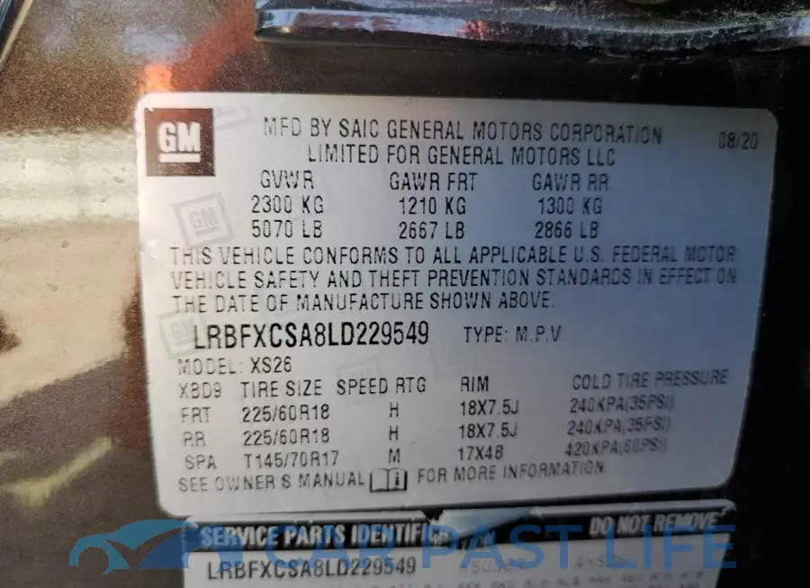 LRBFXCSA8LD229549# 13