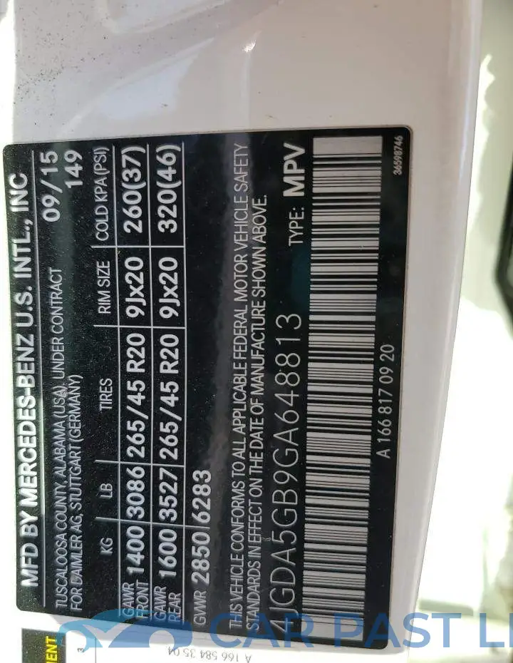 4JGDA5GB9GA648813# 13