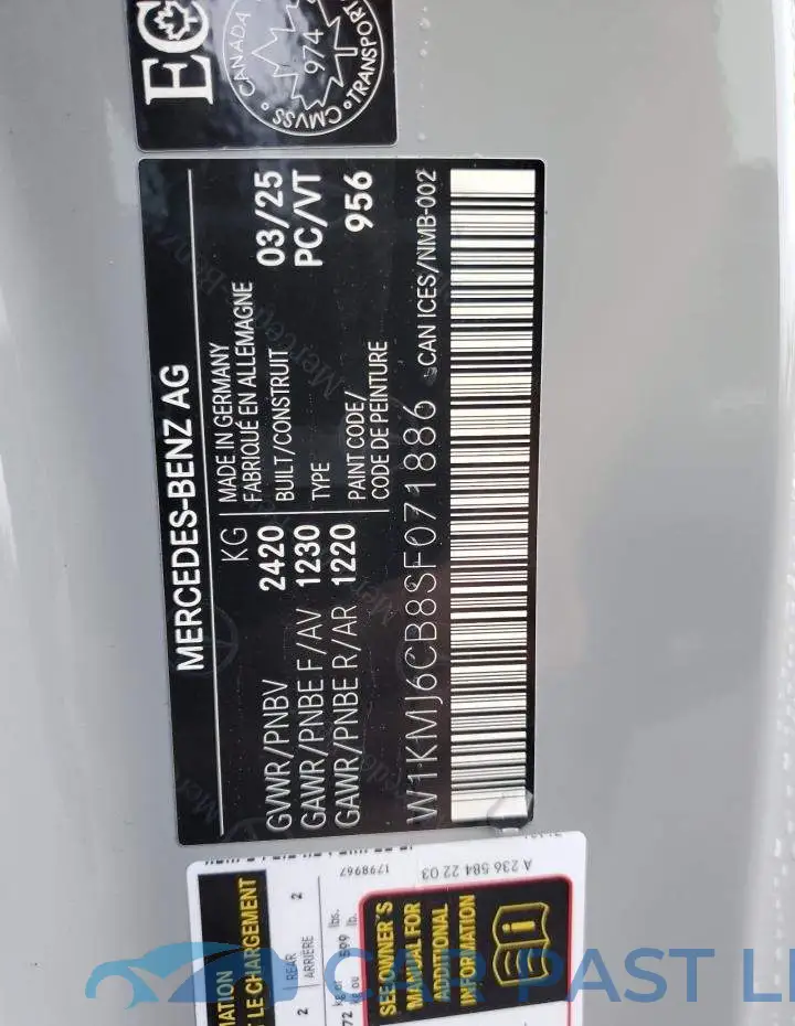 W1KMJ6CB8SF071886# 12