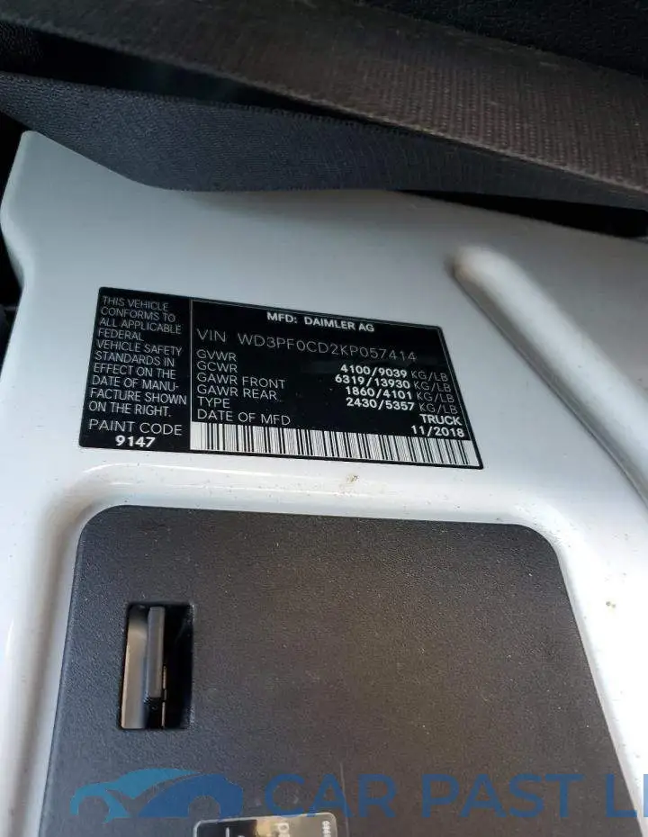 WD3PF0CD2KP057414# 13