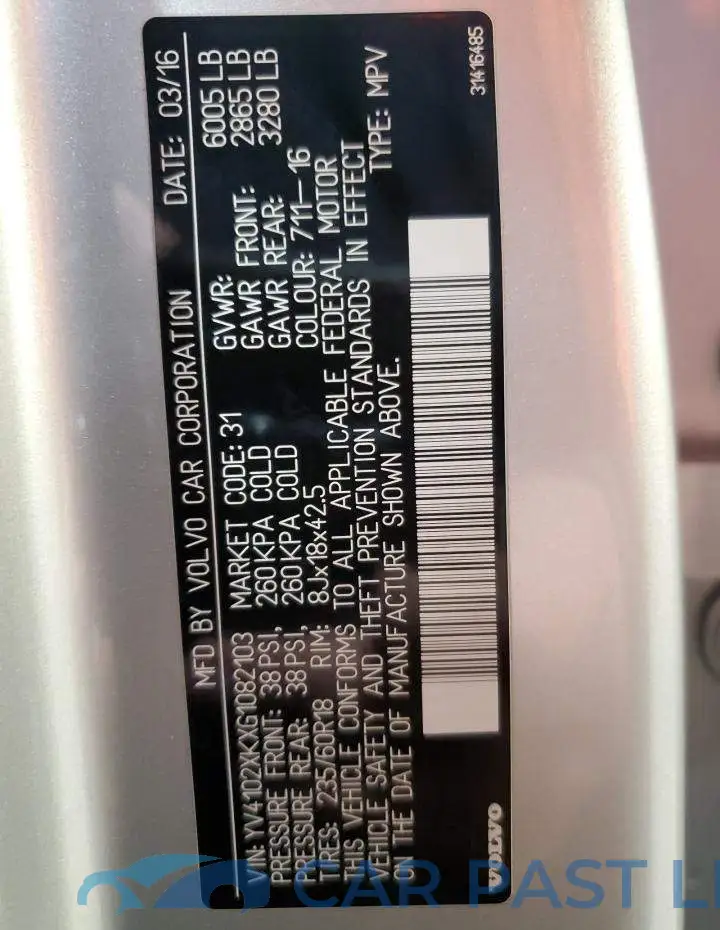 YV4102XKXG1082103# 13