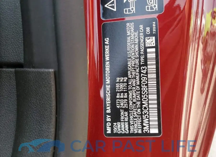 3MW53CM05S8F09743# 12