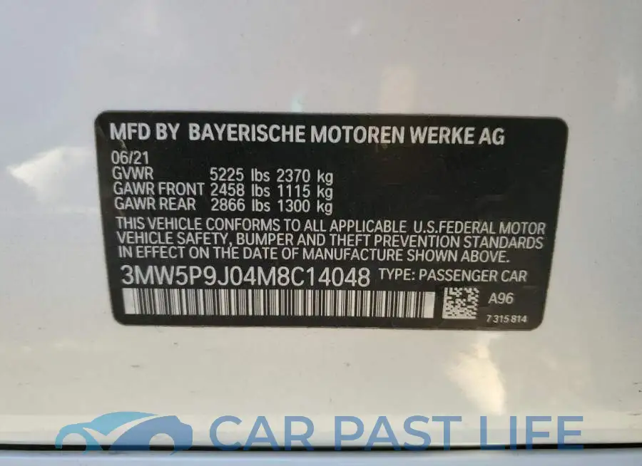 3MW5P9J04M8C14048# 13
