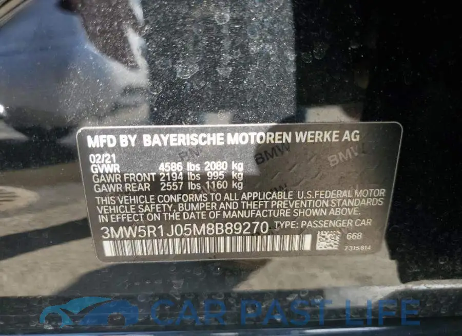 3MW5R1J05M8B89270# 12