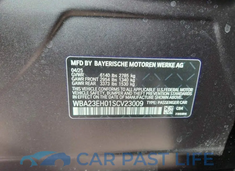 WBA23EH01SCV23009# 13