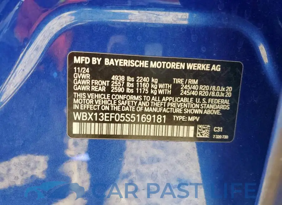WBX13EF05S5169181# 13