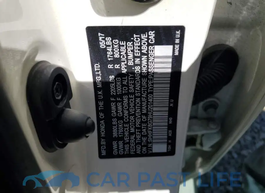SHHFK8G79HU201400# 12