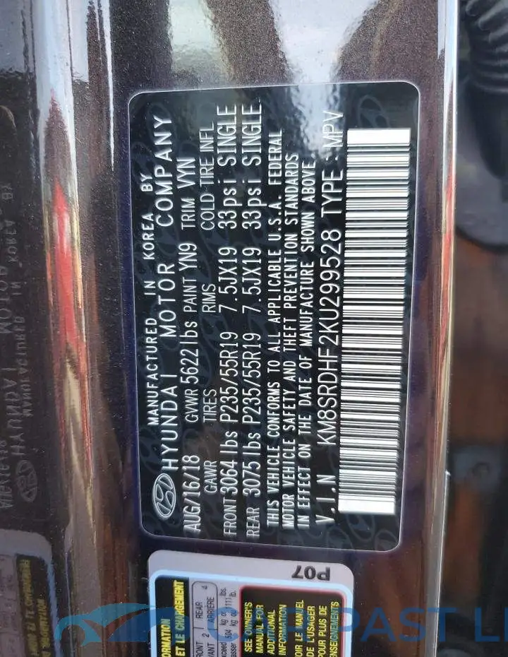 KM8SRDHF2KU299528# 13