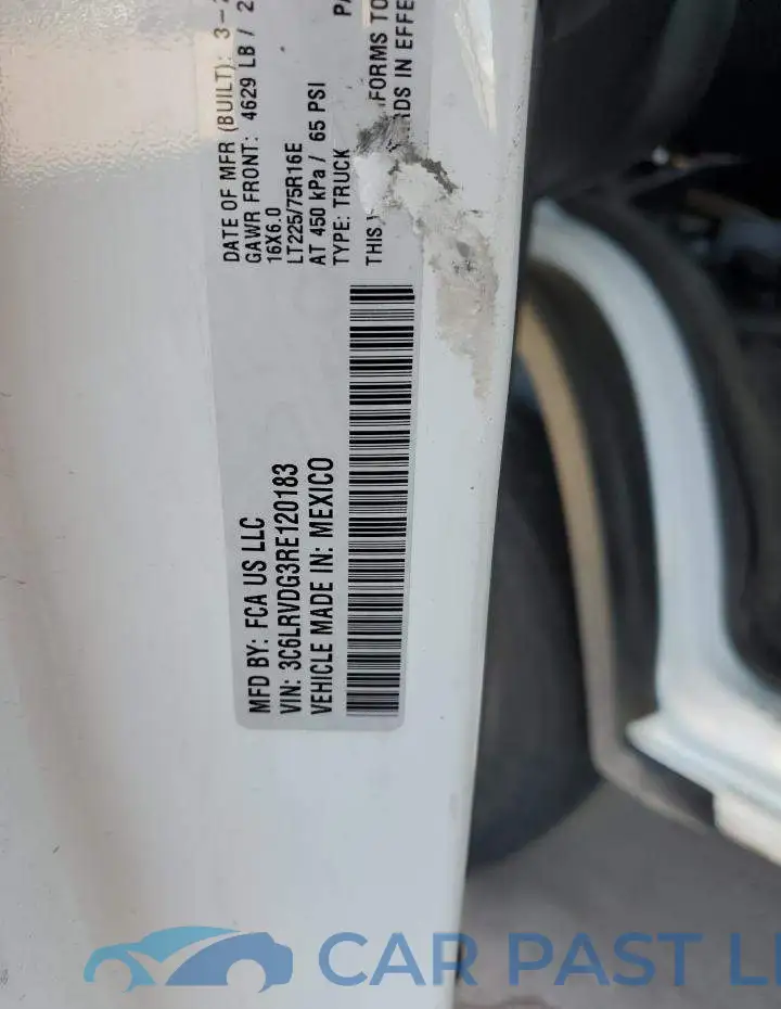 3C6LRVDG3RE120183# 13