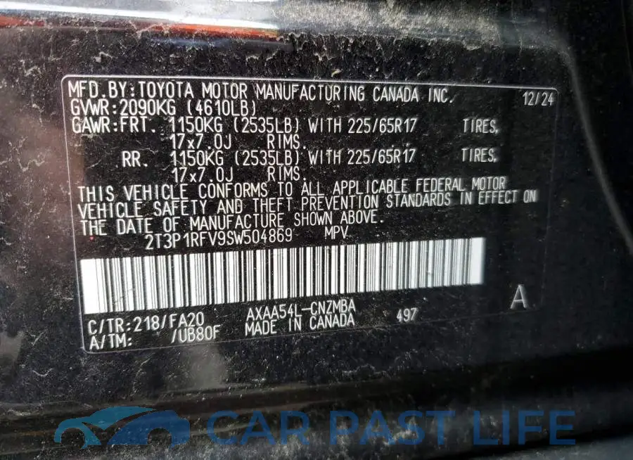 2T3P1RFV9SW504869# 14