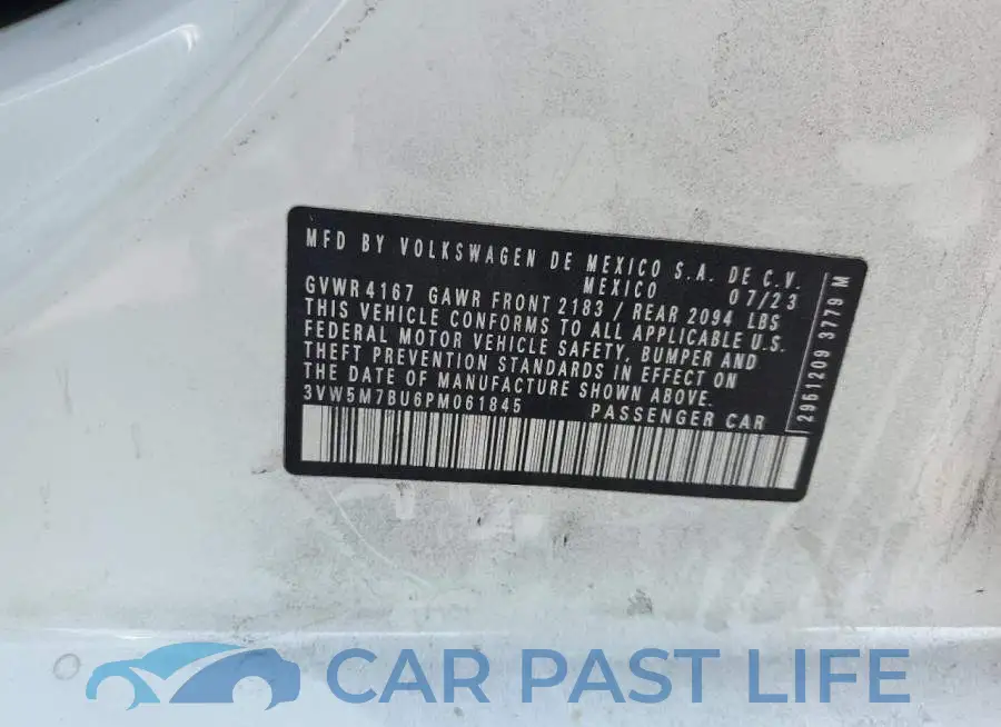 3VW5M7BU6PM061845# 13