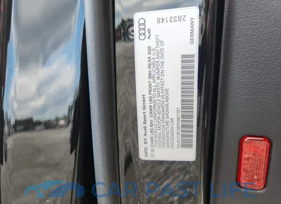 WUA1CBF26PN907707# 14