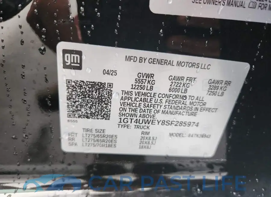 1GT4UWEY8SF285974# 13