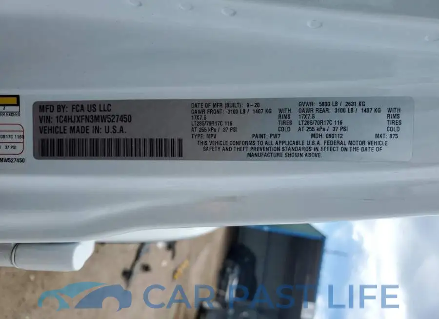 1C4HJXFN3MW527450# 14