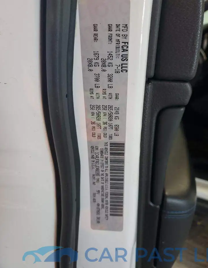 1C4RJFAG1JC482285# 13