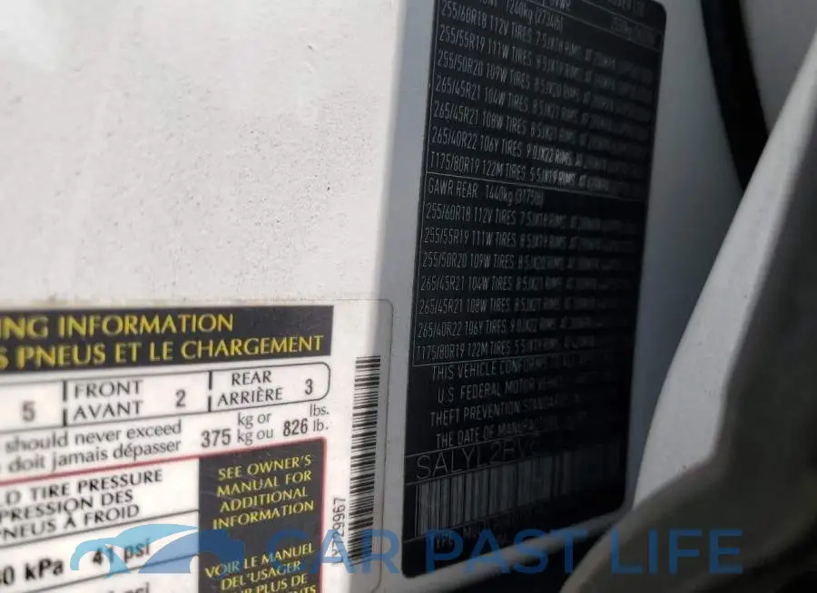 SALYL2RV6JA729967# 13
