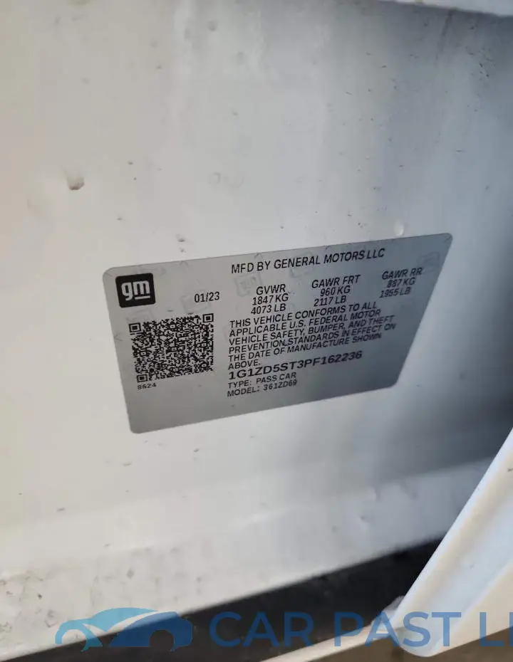 1G1ZD5ST3PF162236# 13